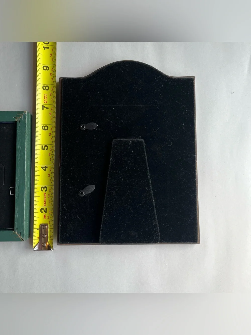 Resin & Wood Picture Photo Frames w/ Fine Art Prints-Set of 2